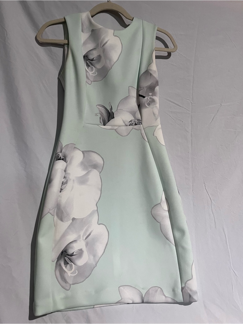 Calvin Klein Mint Floral Midi Dress